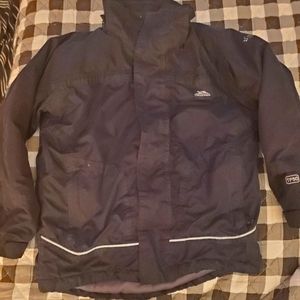 Trespass Boys Jacket size 5/6 black